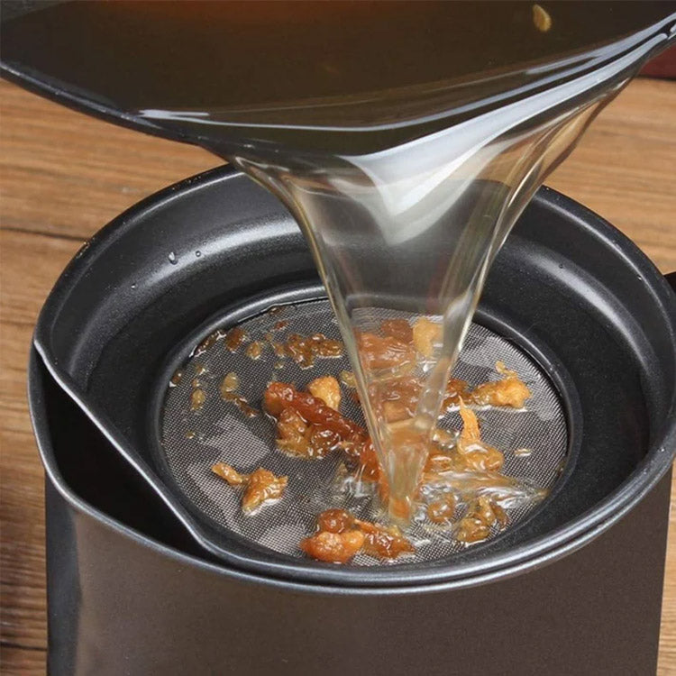 🎁 Venta caliente ✨  Tarro de aceite de cocina de acero inoxidable 304 🌟