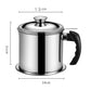 🎁 Venta caliente ✨  Tarro de aceite de cocina de acero inoxidable 304 🌟