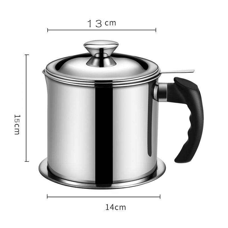 🎁 Venta caliente ✨  Tarro de aceite de cocina de acero inoxidable 304 🌟