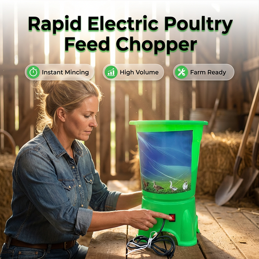 ⌛Oferta por Tiempo Limitado – Picadora Eléctrica de Alimentos para Aves de Corral