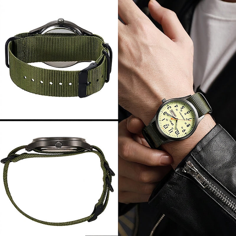⌚🔥 ¡50% DTO! Reloj Cuarzo Hombre – Doble Brillo Luminoso, Resistente 30M y Fecha 🕶️💧 ¡Por Tiempo Limitado!