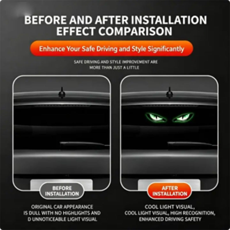 🎉 Oferta 2026 — ¡Más de 20.000 unidades vendidas! 🚗 Luz de advertencia LED solar para coche – Diseño de ojo del diablo 🔥