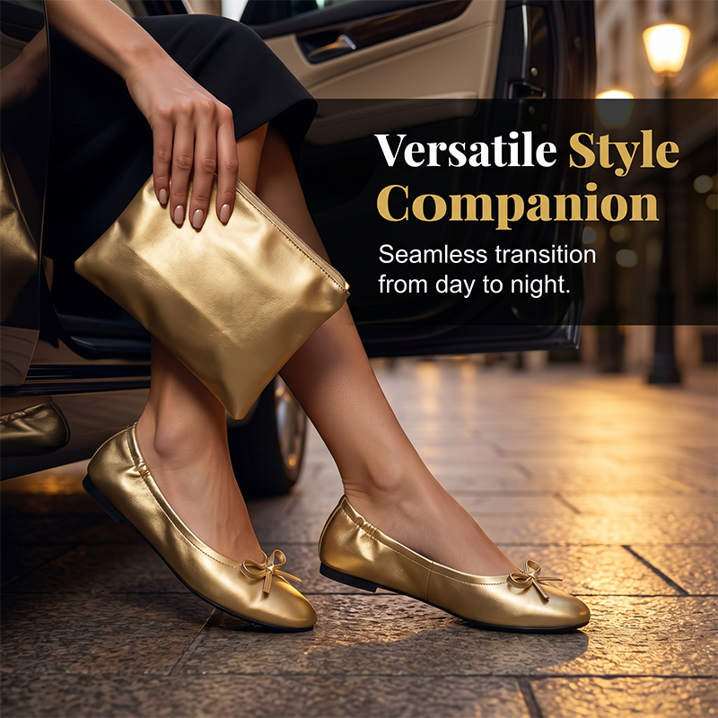 🎁2026 Novedades 50% DE DESCUENTO💥Zapatillas de Ballet Plegables Elegantes para Mujer – Ligeras y portátiles – Perfectas para viaje, oficina o comodidad de respaldo – elegantes y prácticas ✨🌸