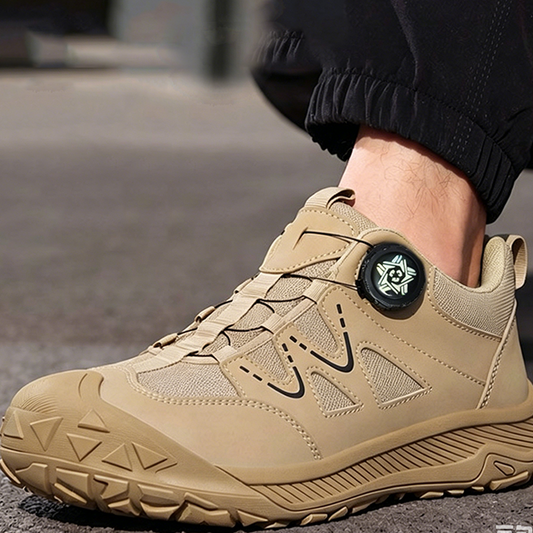 Zapatos de Seguridad con Puntera de Acero y Sistema de Cordones Rotatorio para Hombre