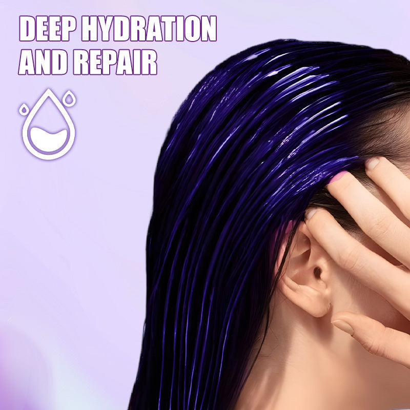 💜🌸 Mascarilla Capilar Púrpura – Hidratación Profunda y Fragancia Duradera que Enamora Todo el Día 💧✨