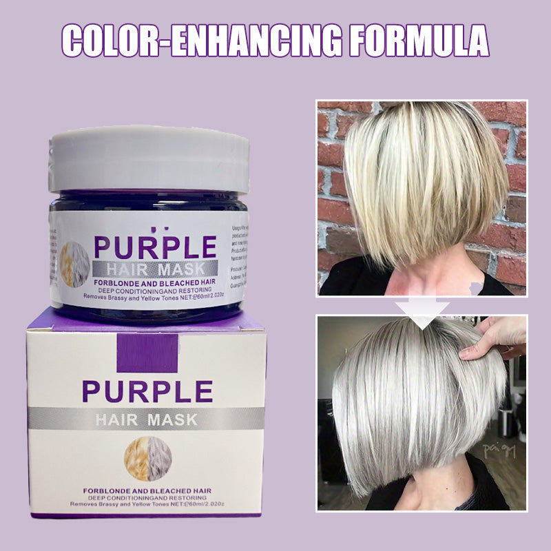 💜🌸 Mascarilla Capilar Púrpura – Hidratación Profunda y Fragancia Duradera que Enamora Todo el Día 💧✨