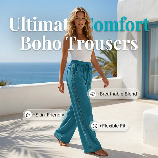 🌿👖 ¡OFERTA 50% OFF! Pantalones Boho para Mujer – Cómodos, Frescos y Elegantes para Cualquier Ocasión ✨