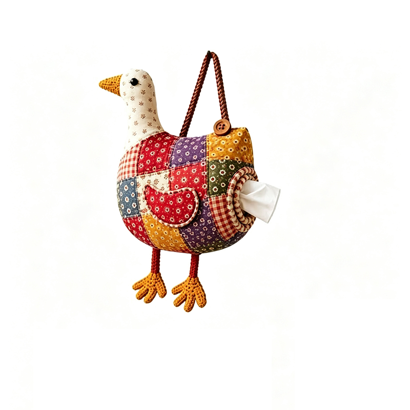 🧵🐤 DIY animal tissue holder – sew, hang, and brighten any space!