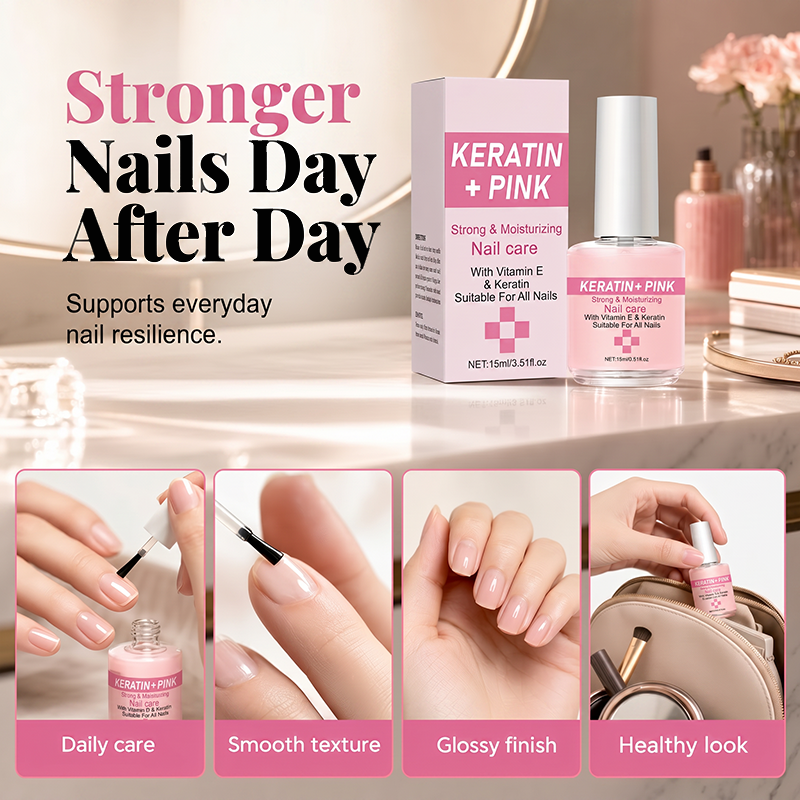 ✨Compra 1 Lleva 2✨Fortalecedor de Uñas con Keratina & Hidratante
