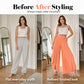 Pantalones de Pierna Ancha Ligeros y Fluidos para Mujer
