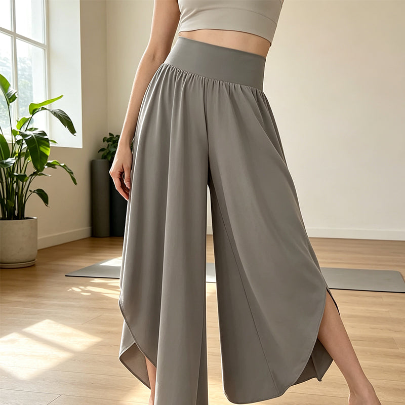 Pantalones de Pierna Ancha Ligeros y Fluidos para Mujer