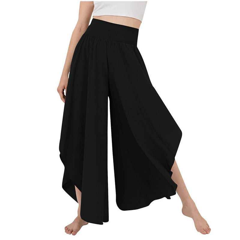 Pantalones de Pierna Ancha Ligeros y Fluidos para Mujer