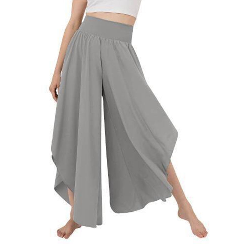 Pantalones de Pierna Ancha Ligeros y Fluidos para Mujer