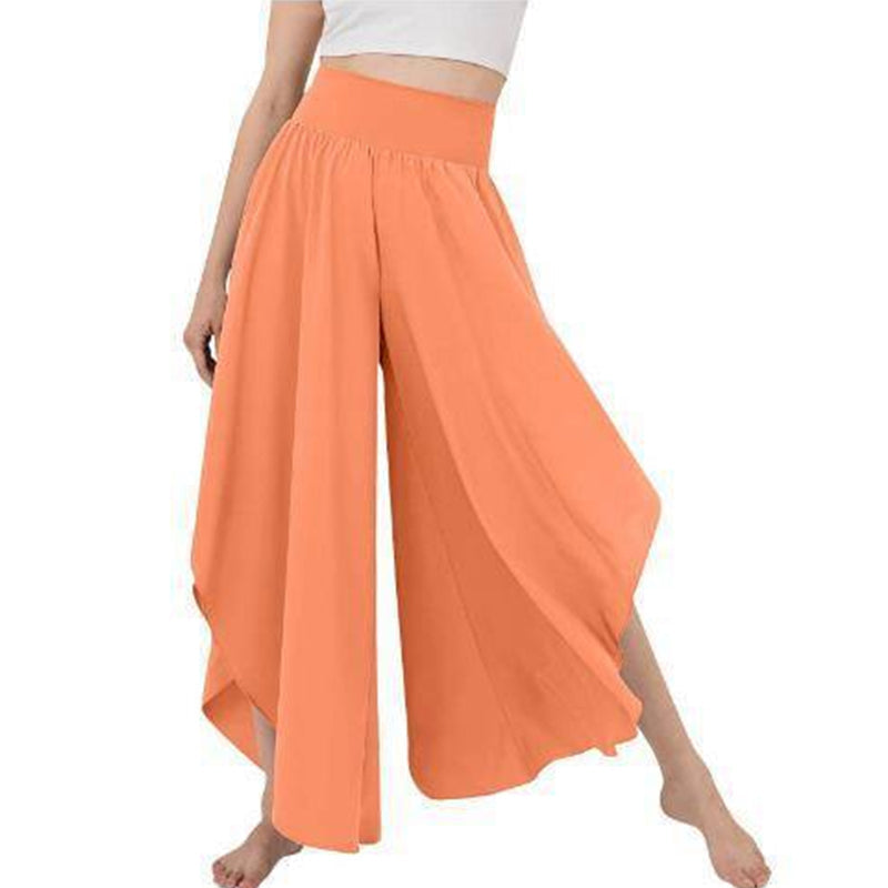 Pantalones de Pierna Ancha Ligeros y Fluidos para Mujer