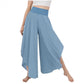 Pantalones de Pierna Ancha Ligeros y Fluidos para Mujer