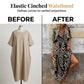 🌺 2026 Sale — Over 46,000 Sold!✨ Chevron Print V-Neck Midi Dress