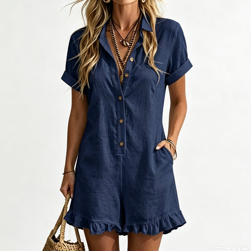 🌸 2026 Sale — Over 33,000 Sold!✨ Women's Short Sleeve Romper