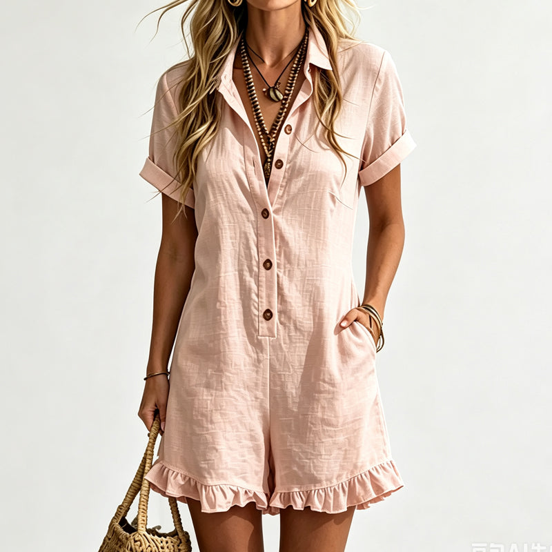 🌸 2026 Sale — Over 33,000 Sold!✨ Women's Short Sleeve Romper