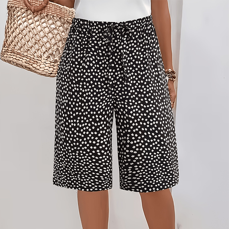 🌸LIMITED-TIME 50% OFF!⏰Women’s Retro Printed Wide Leg Shorts