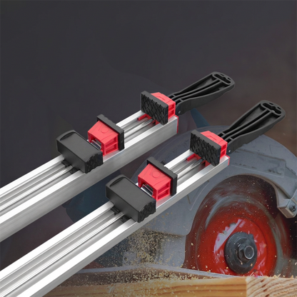 ⏳Oferta por Tiempo Limitado⏰ Abrazadera de Guía de Borde Recto para Carpintería - Guía de Precisión para Sierras y Proyectos de Bricolaje