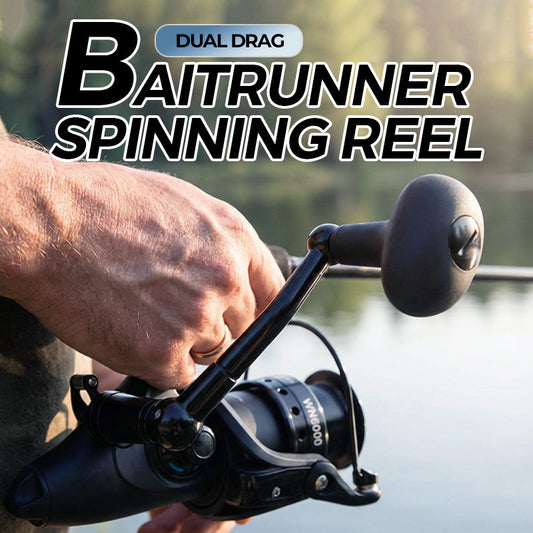 Carrete de Pesca Giratorio Baitrunner de Doble Freno