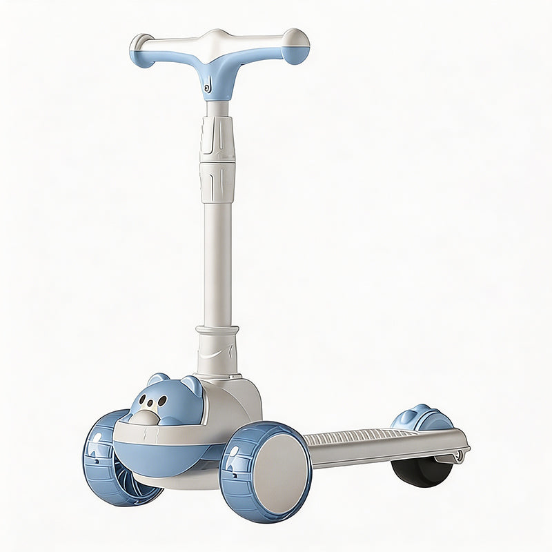 📢📢50% OFF !! ⏰🛴Anti-Tip Children's Kick Scooter with Luminous Wheels