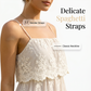 Women Elegant White Lace Spaghetti Strap Maxi Dress