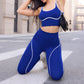 Conjunto de sujetador deportivo y leggings de gran elasticidad para mujer