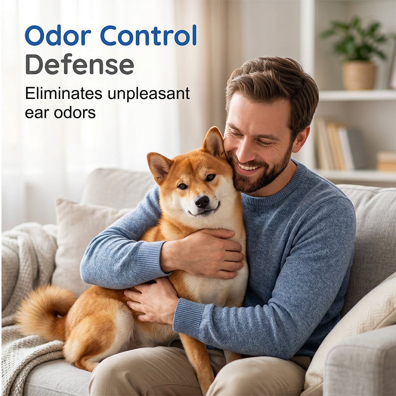 ⏰🔥 ¡OFERTA 50% OFF! 🐶✨ Limpiador de Oídos para Mascotas – Elimina Cera, Reduce Olores y Mantiene las Orejas Limpias y Frescas 🐾💧