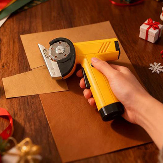 ⏳Oferta por Tiempo Limitado⏰Cortador de Cartón Recargable de Alta Velocidad | Corte Sin Esfuerzo, Protector de Seguridad y Perfecto para Cajas, Embalajes y Proyectos DIY