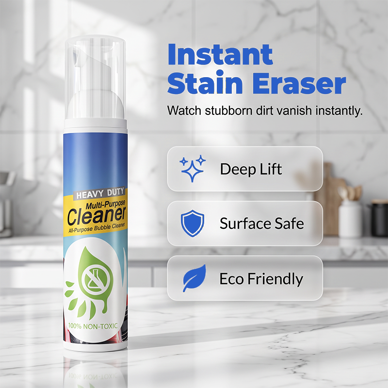 🧼 ¡50% DE DESCUENTO AHORA! 💨 Limpiador de espuma multiusos de alta resistencia: elimina grasa, manchas y olores. Perfecto para coches, cocinas, tapicerías y más. Potente pero suave ✨🚗🏠