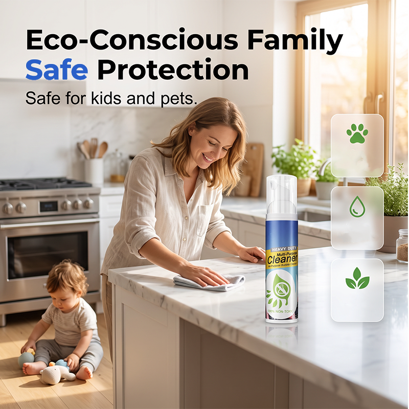 🧼 ¡50% DE DESCUENTO AHORA! 💨 Limpiador de espuma multiusos de alta resistencia: elimina grasa, manchas y olores. Perfecto para coches, cocinas, tapicerías y más. Potente pero suave ✨🚗🏠