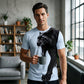 Camiseta Transpirable con Estampado Gráfico para Hombre