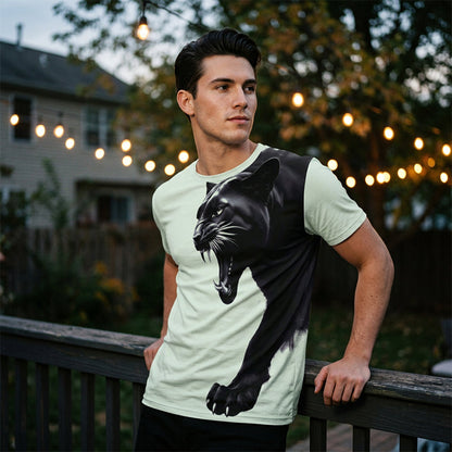 Camiseta Transpirable con Estampado Gráfico para Hombre