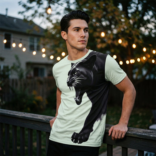 Camiseta Transpirable con Estampado Gráfico para Hombre