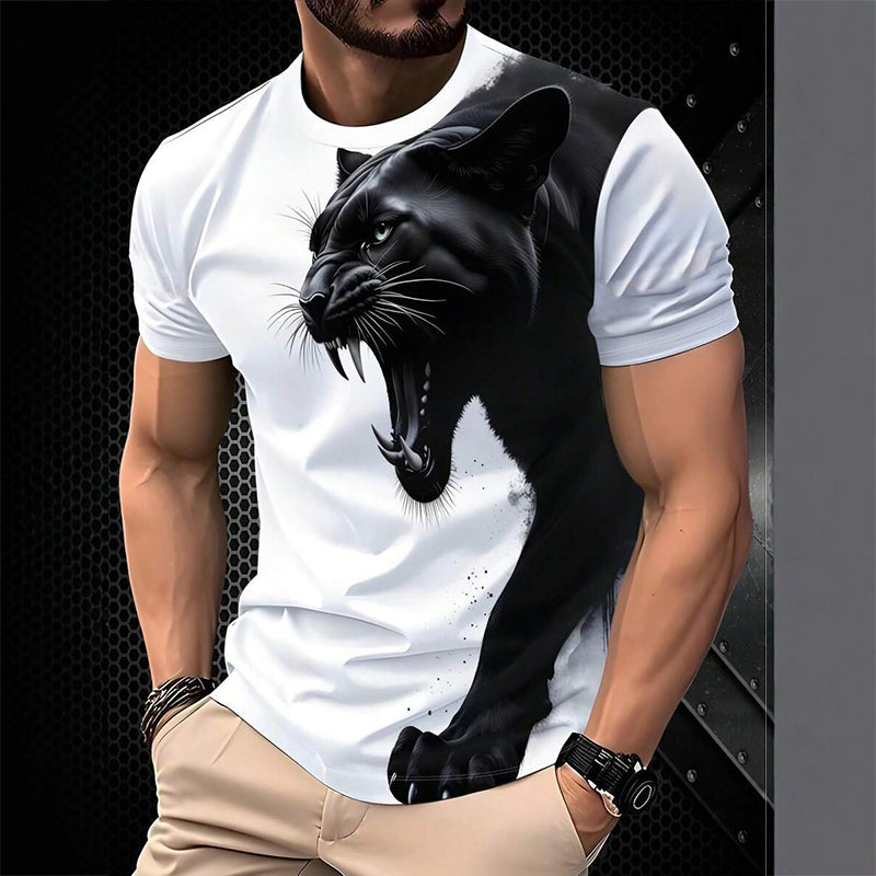 Camiseta Transpirable con Estampado Gráfico para Hombre
