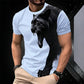 Camiseta Transpirable con Estampado Gráfico para Hombre