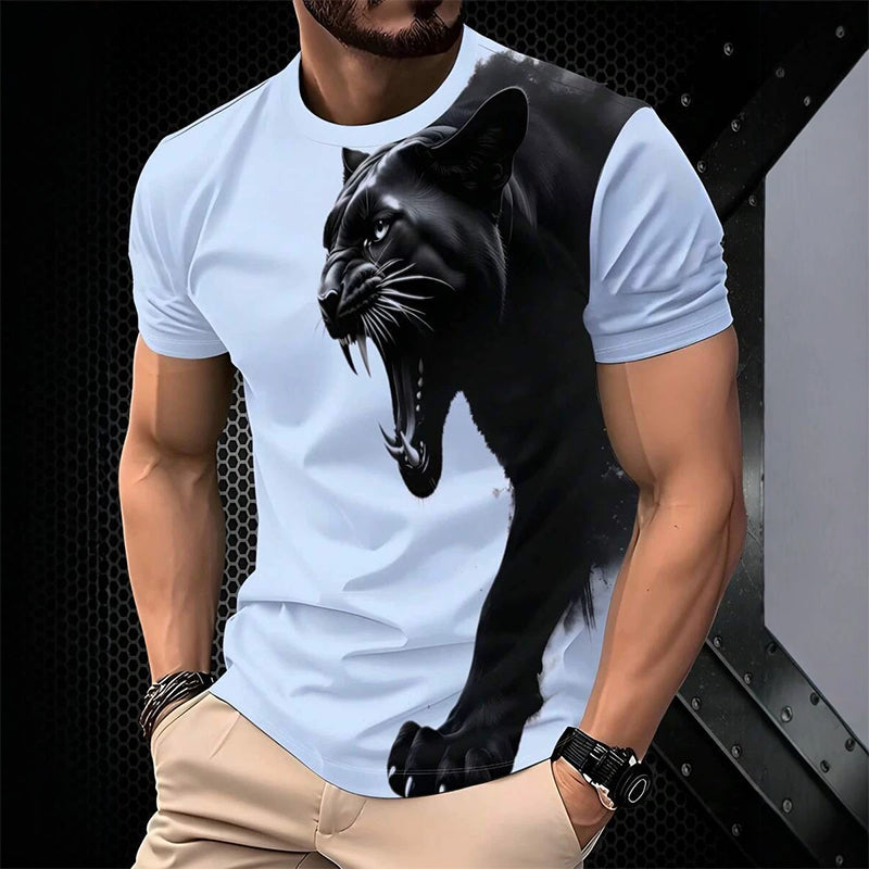 Camiseta Transpirable con Estampado Gráfico para Hombre