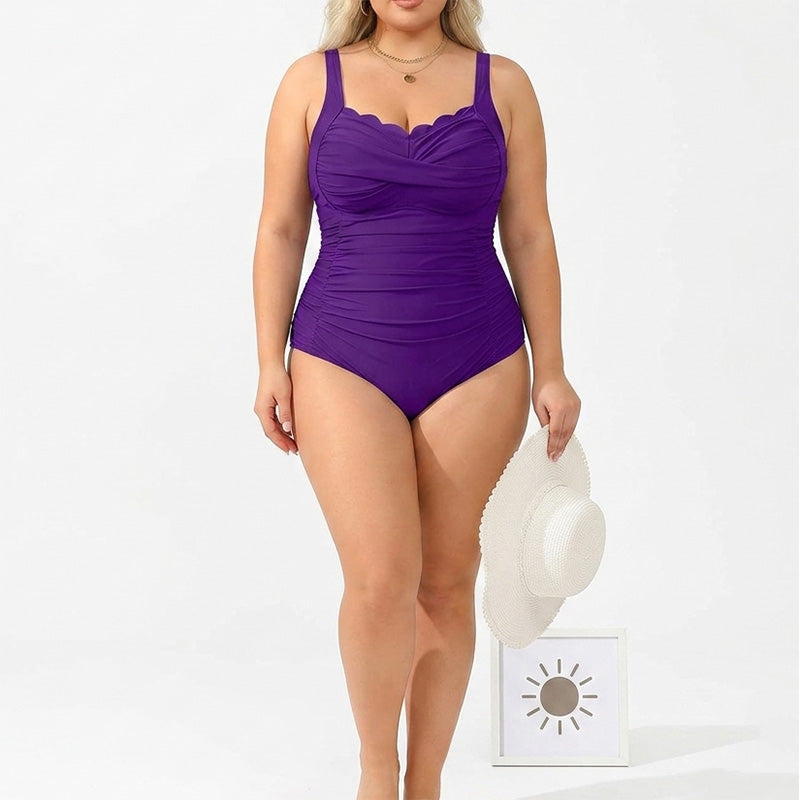 Women's Classic Plus-Size One-Piece Swimsuit