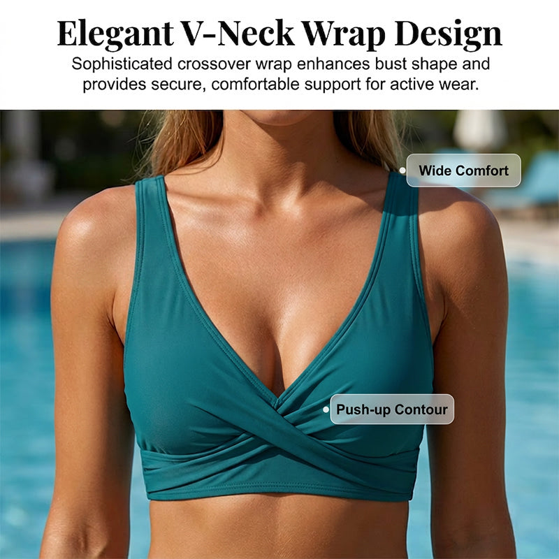 🌸 50% OFF NOW! 🌸 FLATTERING HIGH-WAIST RUCHED BIKINI SET