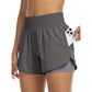 📢 LIMITED TIME 50% OFF! ⏰ Women Athletic Yoga Shorts – Double Layer Gym Shorts with High Waistband & Side Pocket 🏋️‍♀️