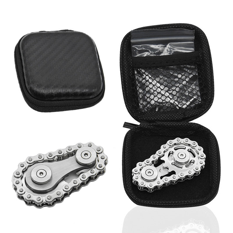Stainless Steel Gear Chain Fidget Spinner