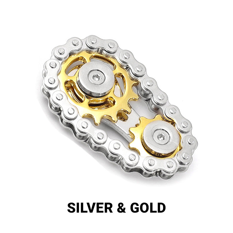 Stainless Steel Gear Chain Fidget Spinner