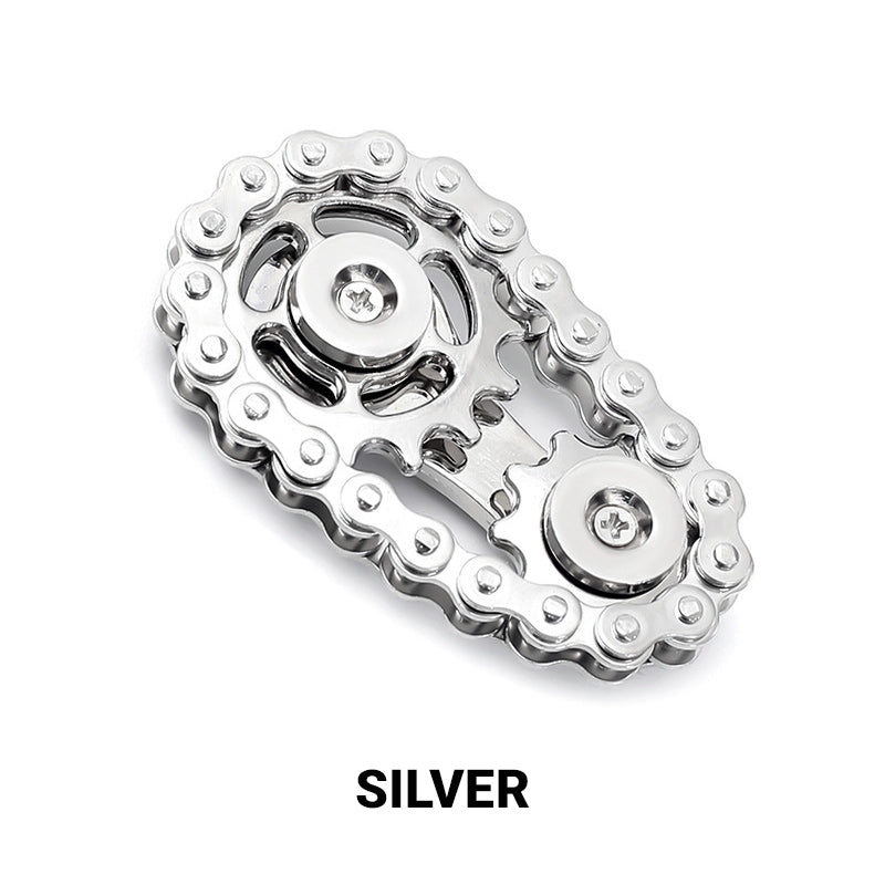 Stainless Steel Gear Chain Fidget Spinner