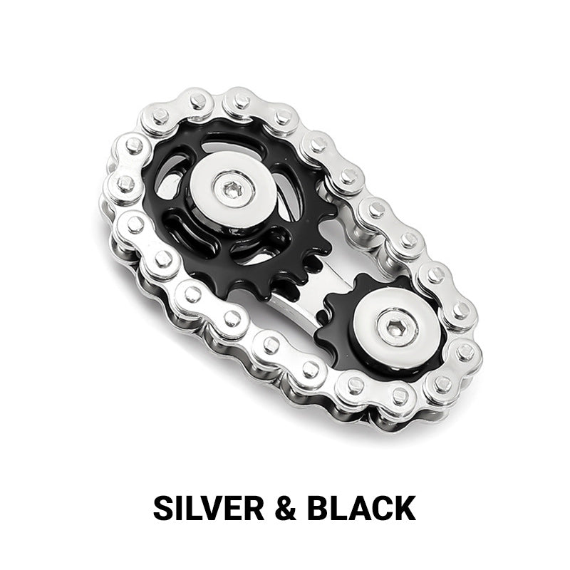 Stainless Steel Gear Chain Fidget Spinner