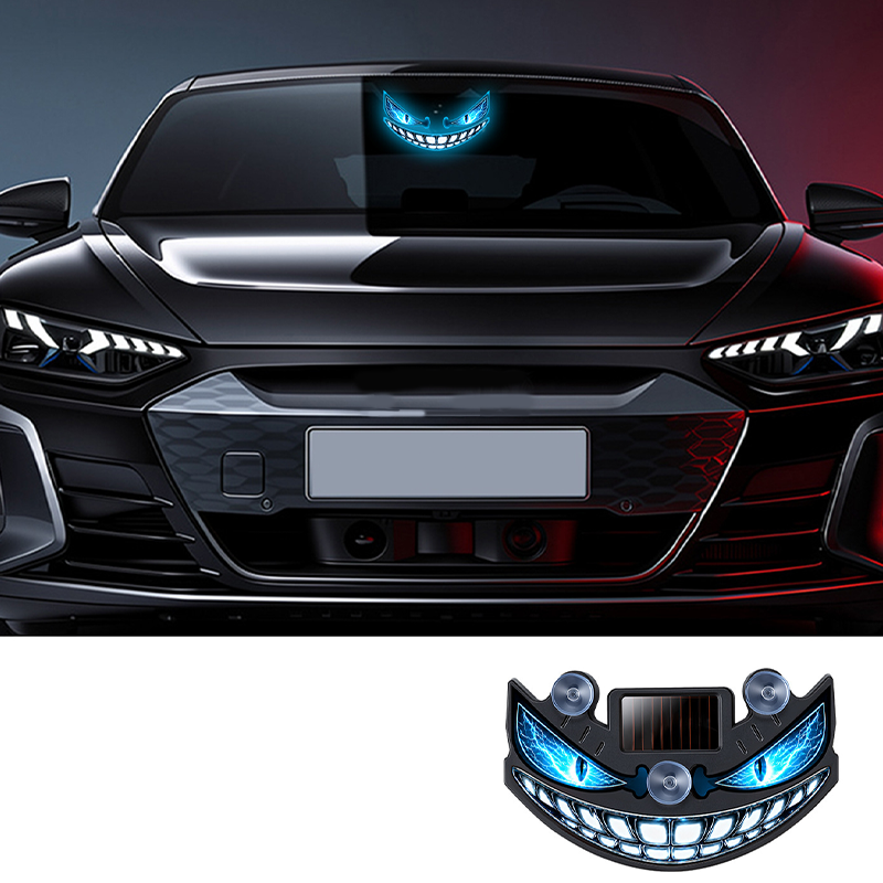 Luz de Advertencia LED Solar Ojo del Diablo para Coche