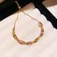 ⏳Limited-time 50% off⏰Retro Crossover Twisted Multicolor Zircon Adjustable Bracelet for Women🎨💎