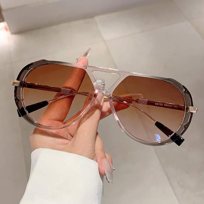 Retro Leopard Print Frame Sunglasses