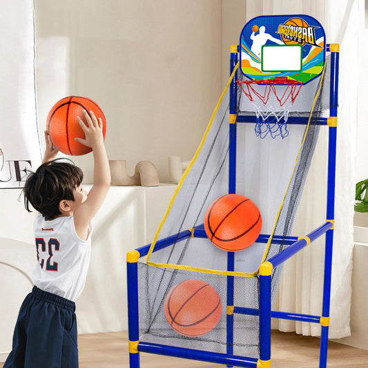 ⏰50% DE DESCONTO AGORA!⛹️Envio rápido 🚚💨Jogo de basquetebol de salão para crianças com 4 bolas🏀
