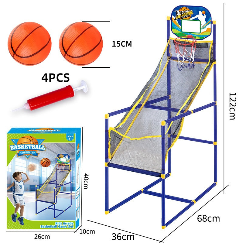 ⏰50% DE DESCONTO AGORA!⛹️Envio rápido 🚚💨Jogo de basquetebol de salão para crianças com 4 bolas🏀